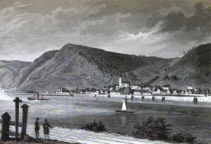 Lorch on the Rhine ca. 1850