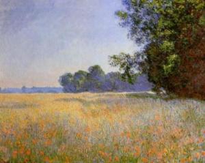 Claude Monet, Oat and Poppy Fields (1890)