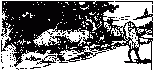 An 1890 illustration from the tale of little Johnny-Cake