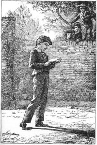 Irish schoolboy, illustration