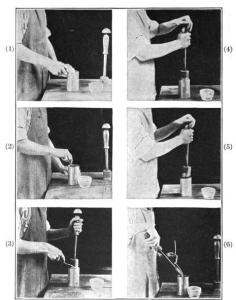 demonstration of how to make sauerkraut