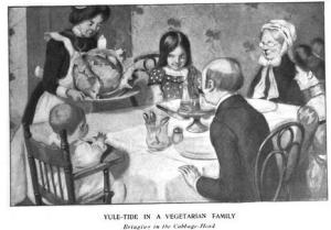 vegetarian family holiday feast