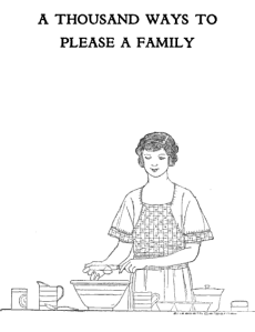 Housewife with bakeware