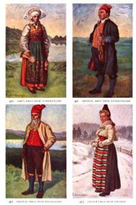 swedes in traditional costume