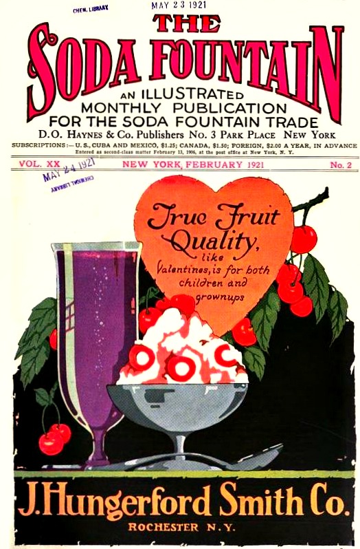 cover of an issue of The Soda Fountain Magazine