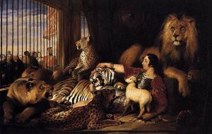 Amburgh and his Animals, by Edwin Henry Landseer (1846-7)