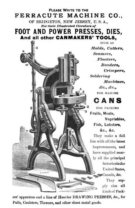 vintage ad for canning press from the secrets of canning