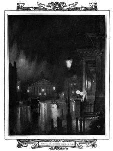 wet winter night in london